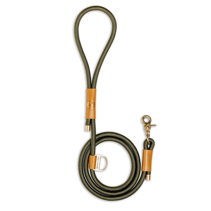 Manhattan Leash - Olive